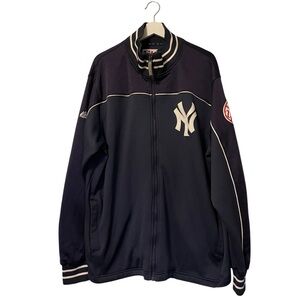 VTG Majestic New York Yankees Full Zip Jacket Navy Men’s Size XXL Multimedia